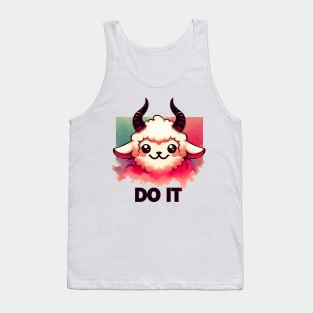 Funny Evil Lamb Quote Do It Tank Top